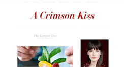 Desktop Screenshot of acrimsonkiss.com