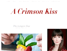 Tablet Screenshot of acrimsonkiss.com